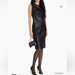 Spanx Faux Leather Sheath Dress